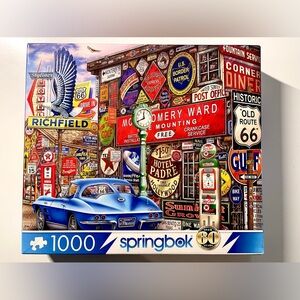Springbok - 1000 Piece Puzzle - Along Route 66